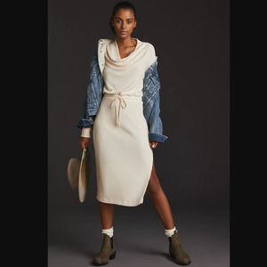 Daily Practice by Anthropologie Cowl Neck Midi Dress - New - Medium